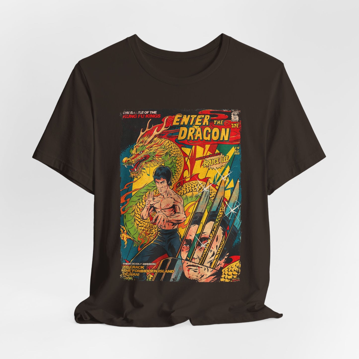 Enter The Dragon Action Movie | Unisex Graphic Short Sleeve Tee