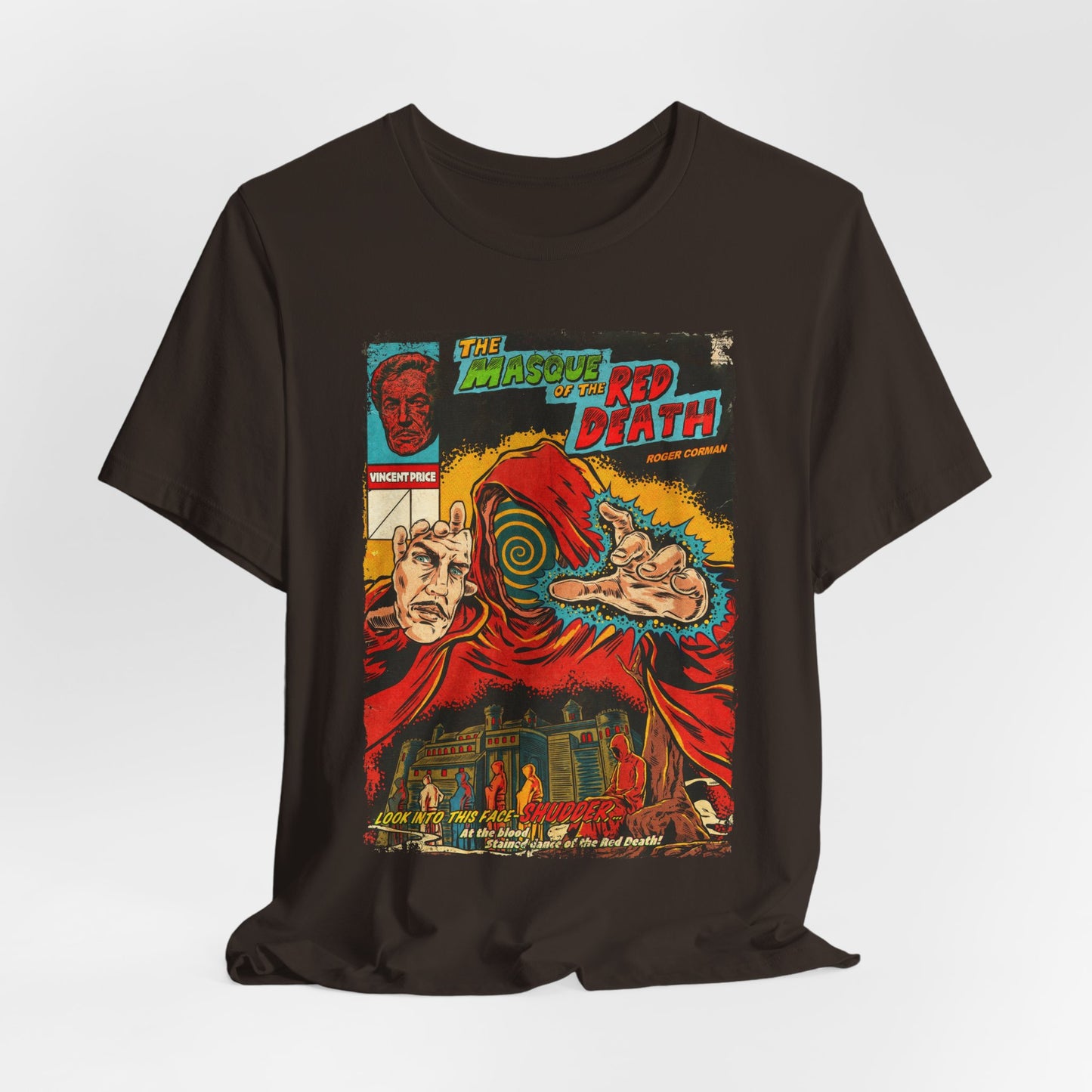 The Masque of The Red Death Horror Movie | Unisex Graphic Short Sleeve Tee