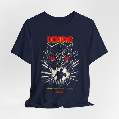 Demons Horror Movie T-Shirt | Unisex Graphic Short Sleeve Tee