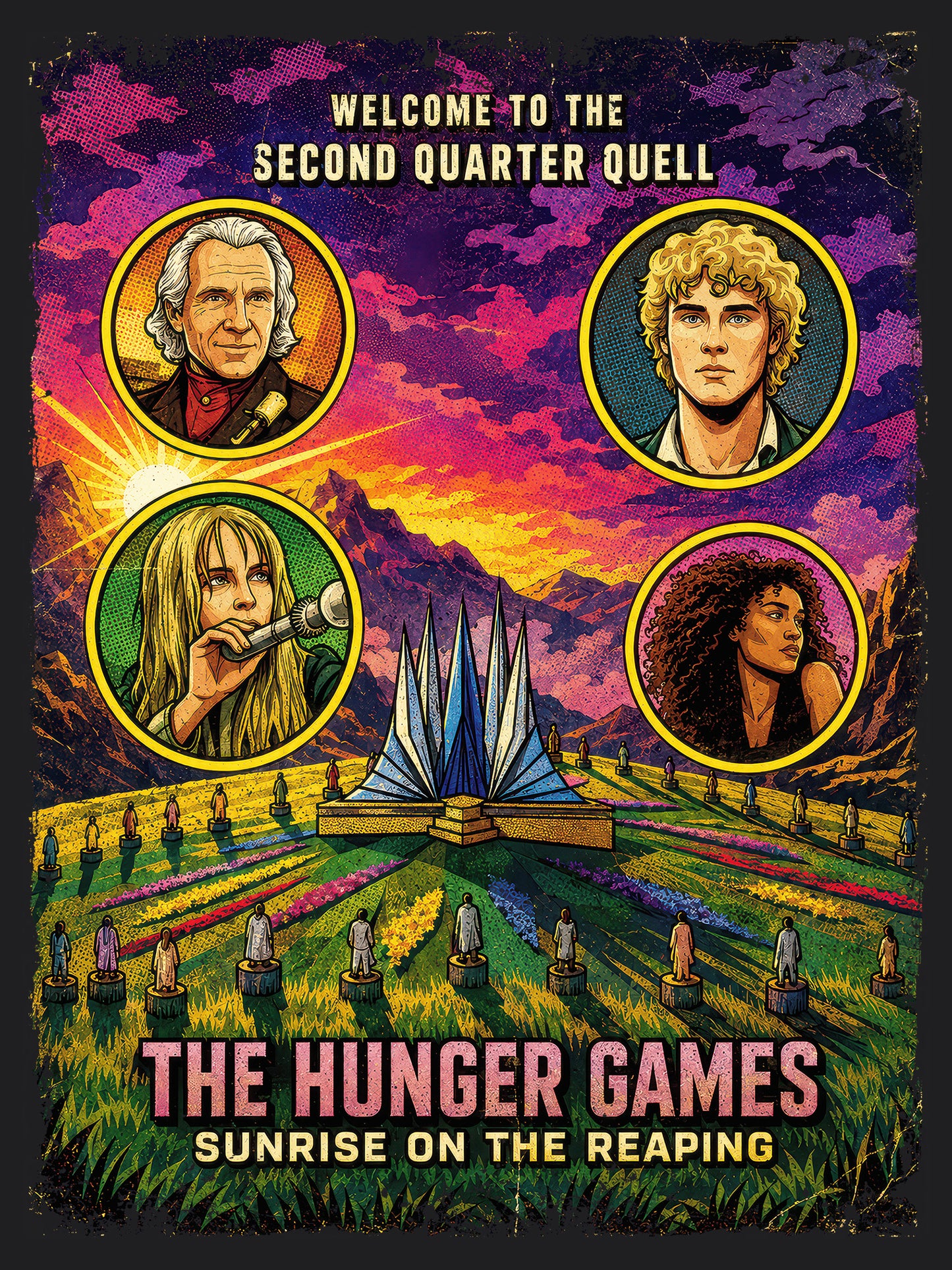 The Hunger Games - Sunrise on the Reaping Movie | Unisex Graphic Short Sleeve Tee