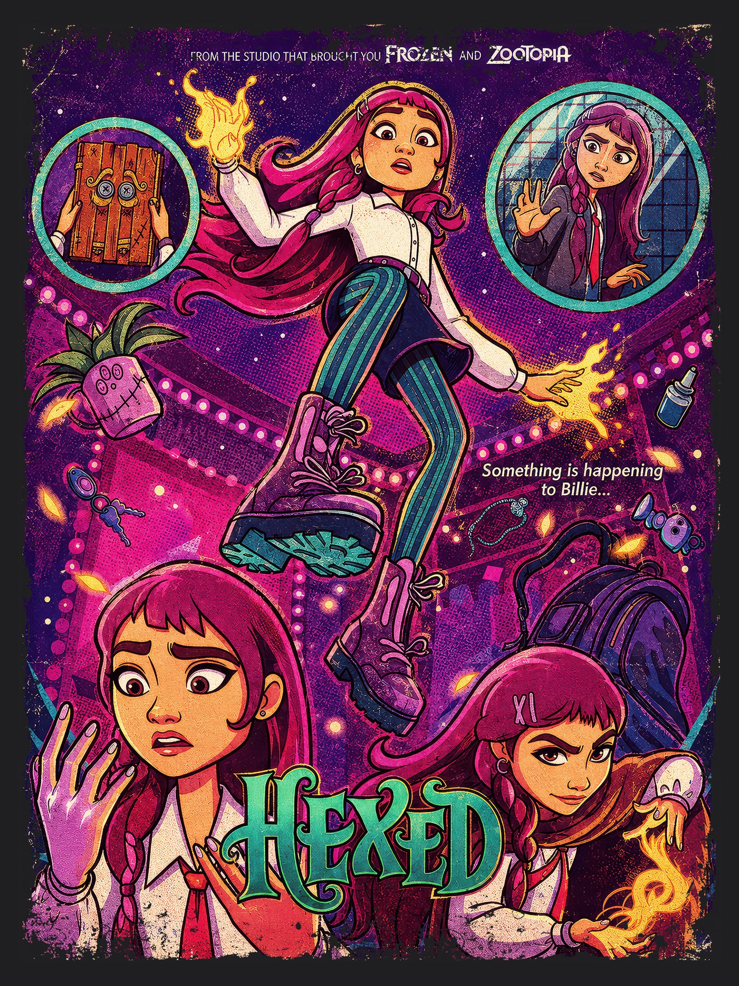 Hexed Animation Movie | Unisex Graphic Short Sleeve Tee