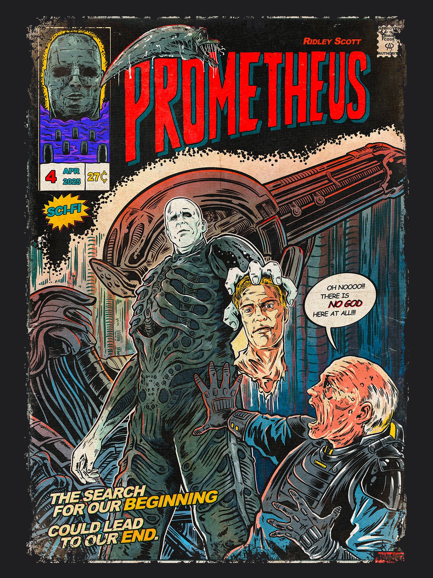 Prometheus Movie | Unisex Graphic Short Sleeve Tee