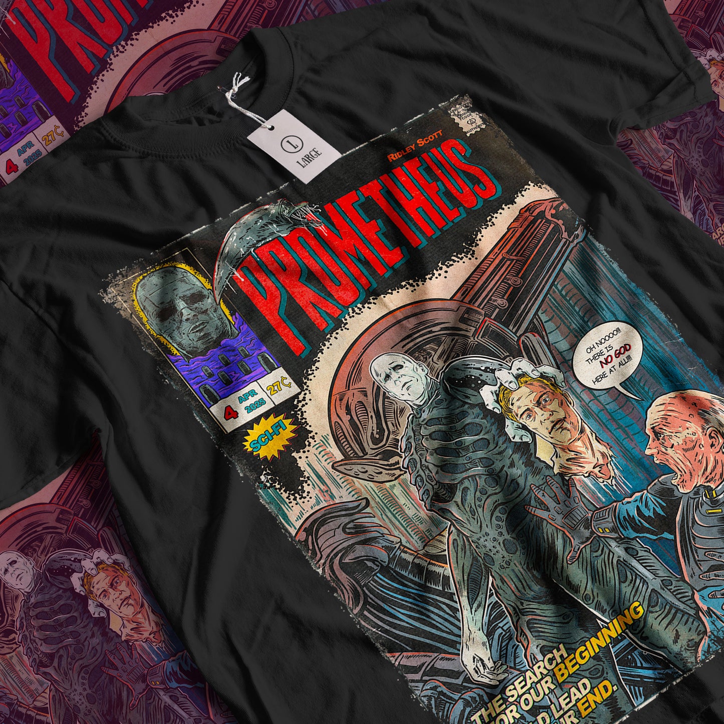 Prometheus Movie | Unisex Graphic Short Sleeve Tee