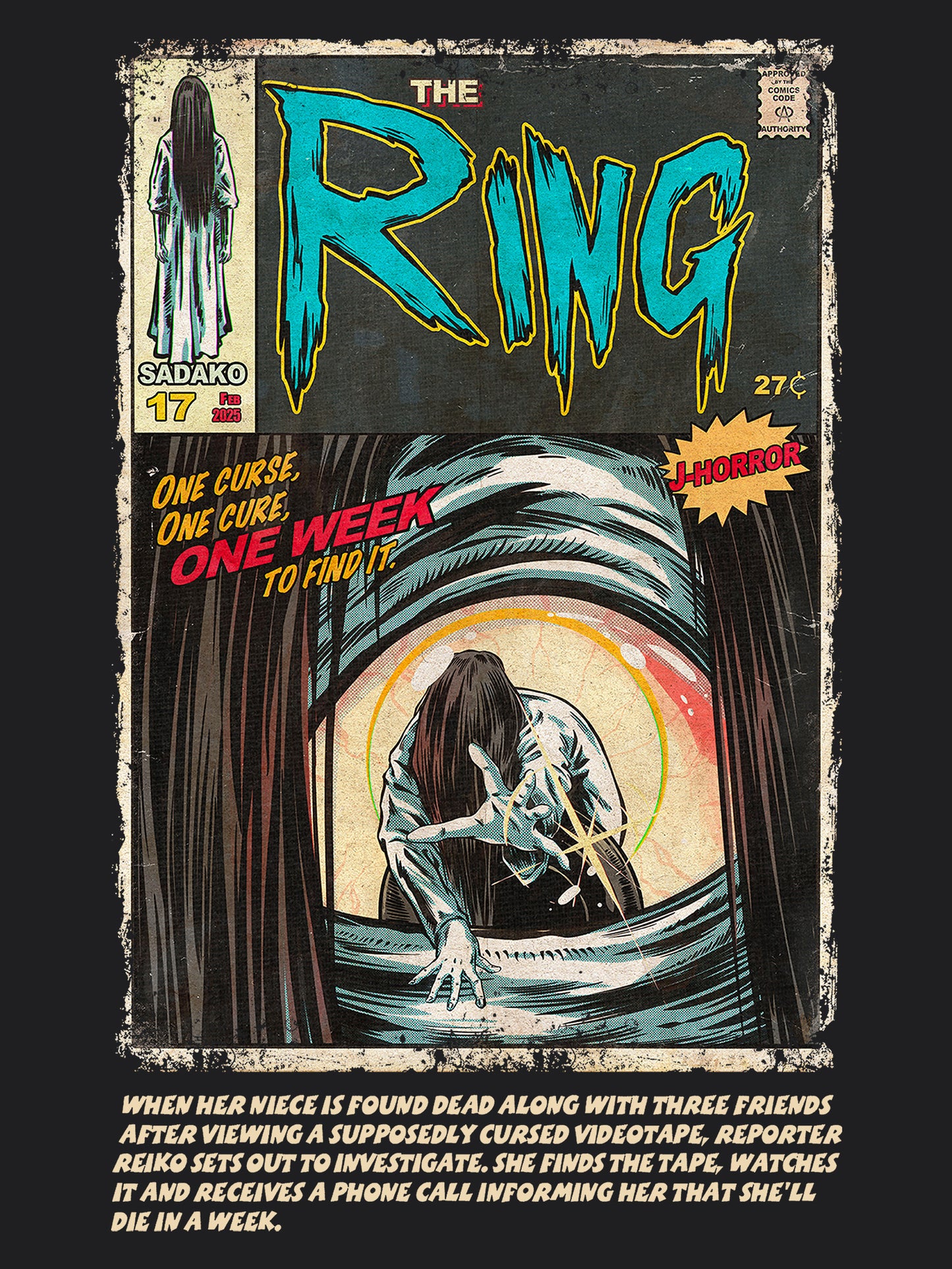 The Ring Horror Movie | Unisex Graphic Short Sleeve Tee