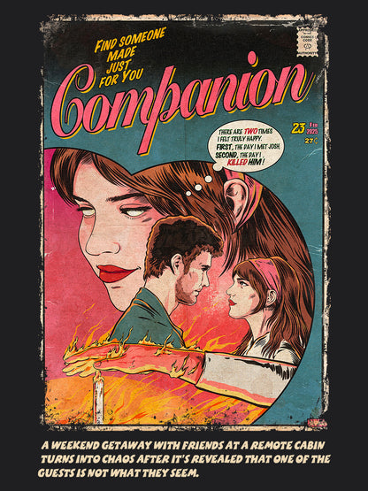 Companion Horror Movie | Unisex Graphic Short Sleeve Tee