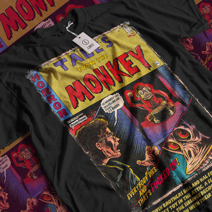 Tales From The Monkey Horror Movie | Unisex Graphic Short Sleeve Tee