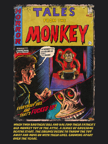 Tales From The Monkey Horror Movie | Unisex Graphic Short Sleeve Tee