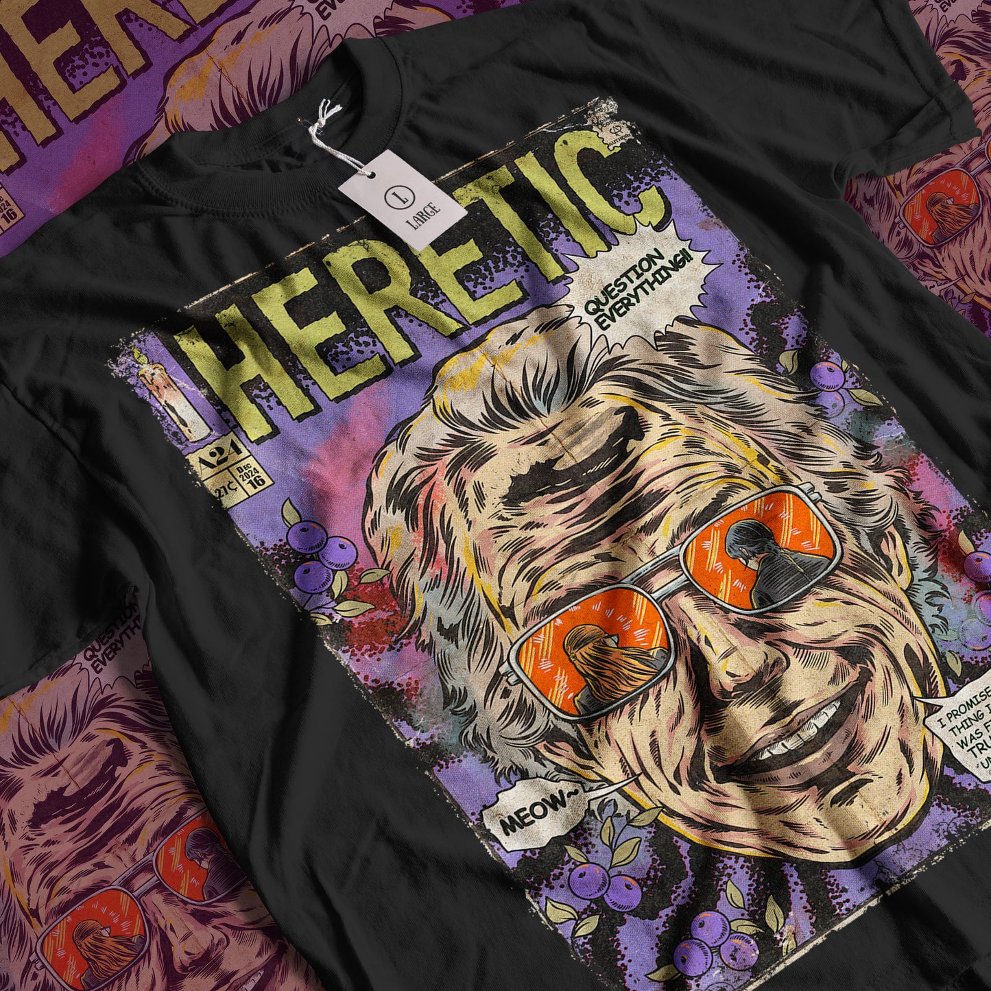 Heretic Horror Movie | Unisex Graphic Short Sleeve Tee