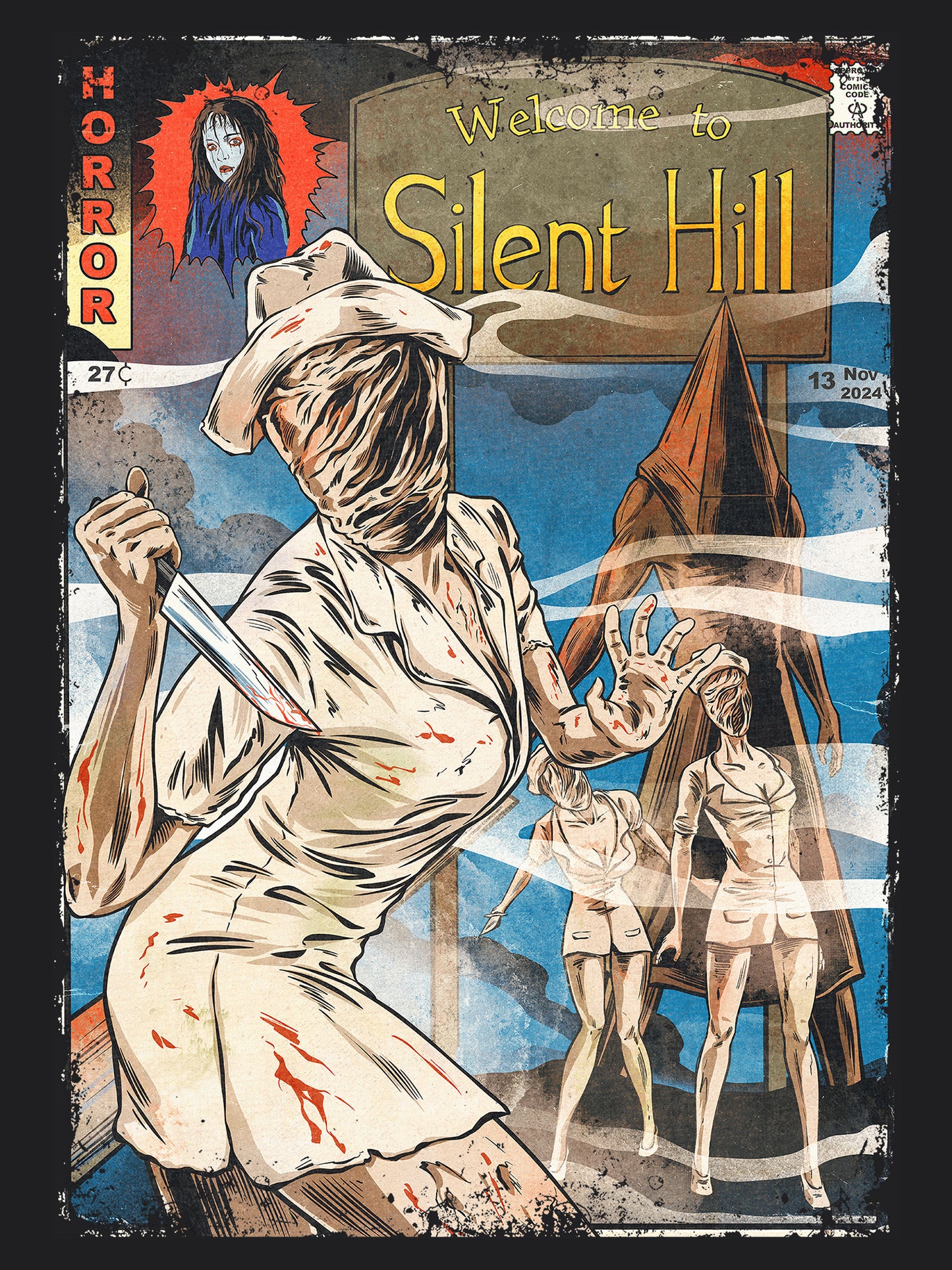 Silent Hill Horror Movie | Unisex Graphic Short Sleeve Tee