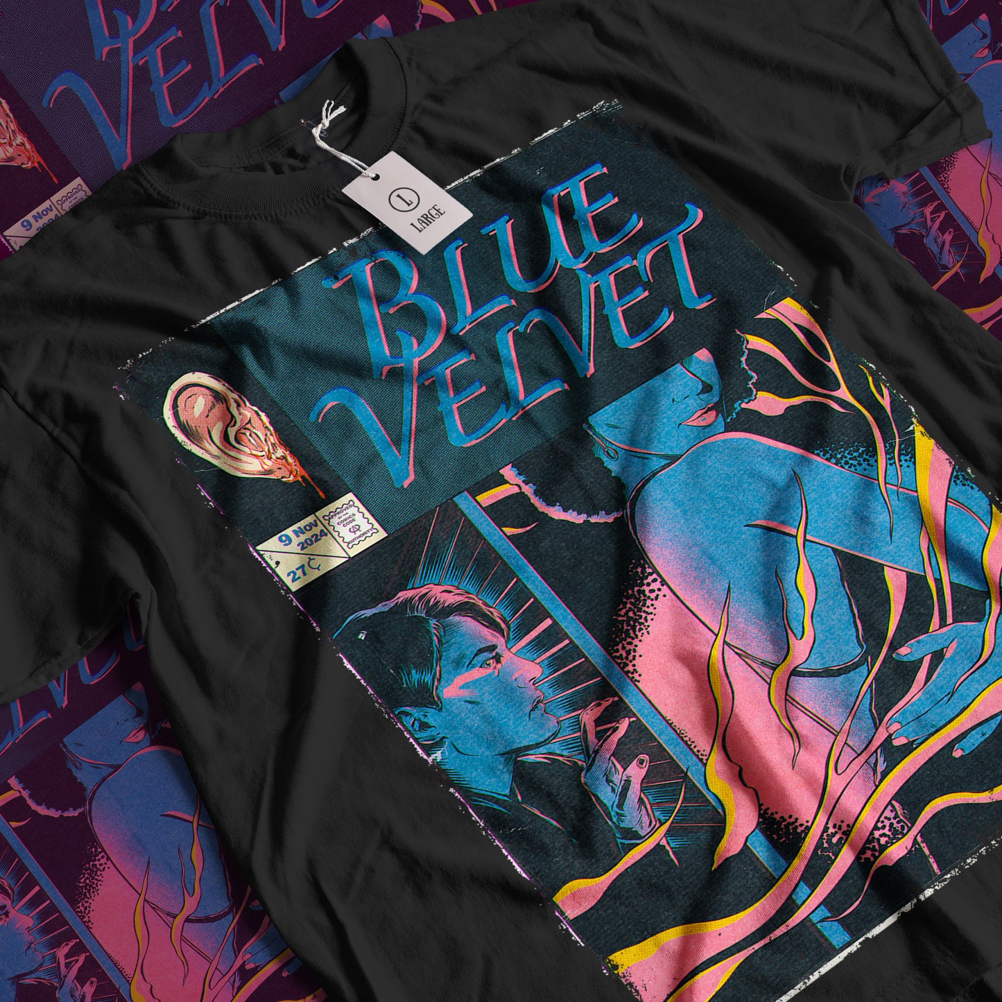 Blue Velvet Movie | Unisex Graphic Short Sleeve Tee