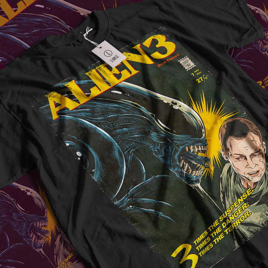 Alien 3 Horror Sci-fi Movie | Unisex Graphic Short Sleeve Tee