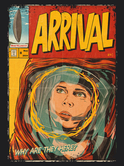 Arrival Horror Sci-fi Movie | Unisex Graphic Short Sleeve Tee