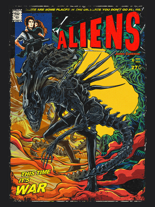 Aliens Horror Sci-fi Movie | Unisex Graphic Short Sleeve Tee