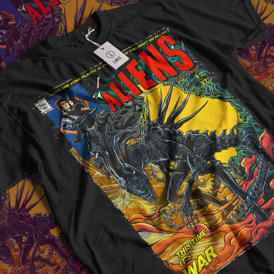 Aliens Horror Sci-fi Movie | Unisex Graphic Short Sleeve Tee