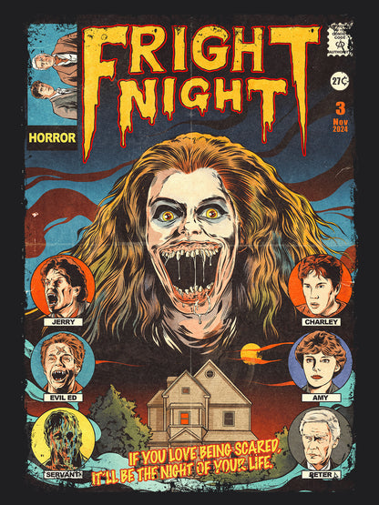 Fright Night Horror Movie | Unisex Graphic Short Sleeve Tee