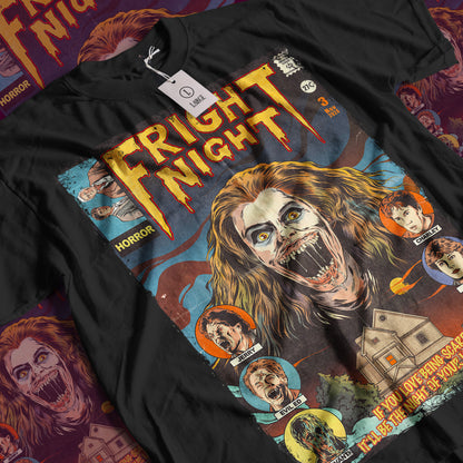 Fright Night Horror Movie | Unisex Graphic Short Sleeve Tee