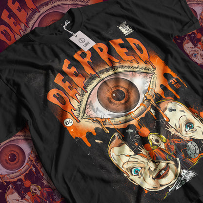 Deep Red Horror Movie | Unisex Graphic Short Sleeve Tee