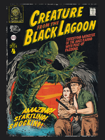 Creature From The Black Lagoon Horror Movie | Unisex Graphic Short Sleeve Tee
