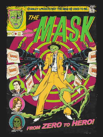 The Mask Horror Superhero Movie | Unisex Graphic Short Sleeve Tee