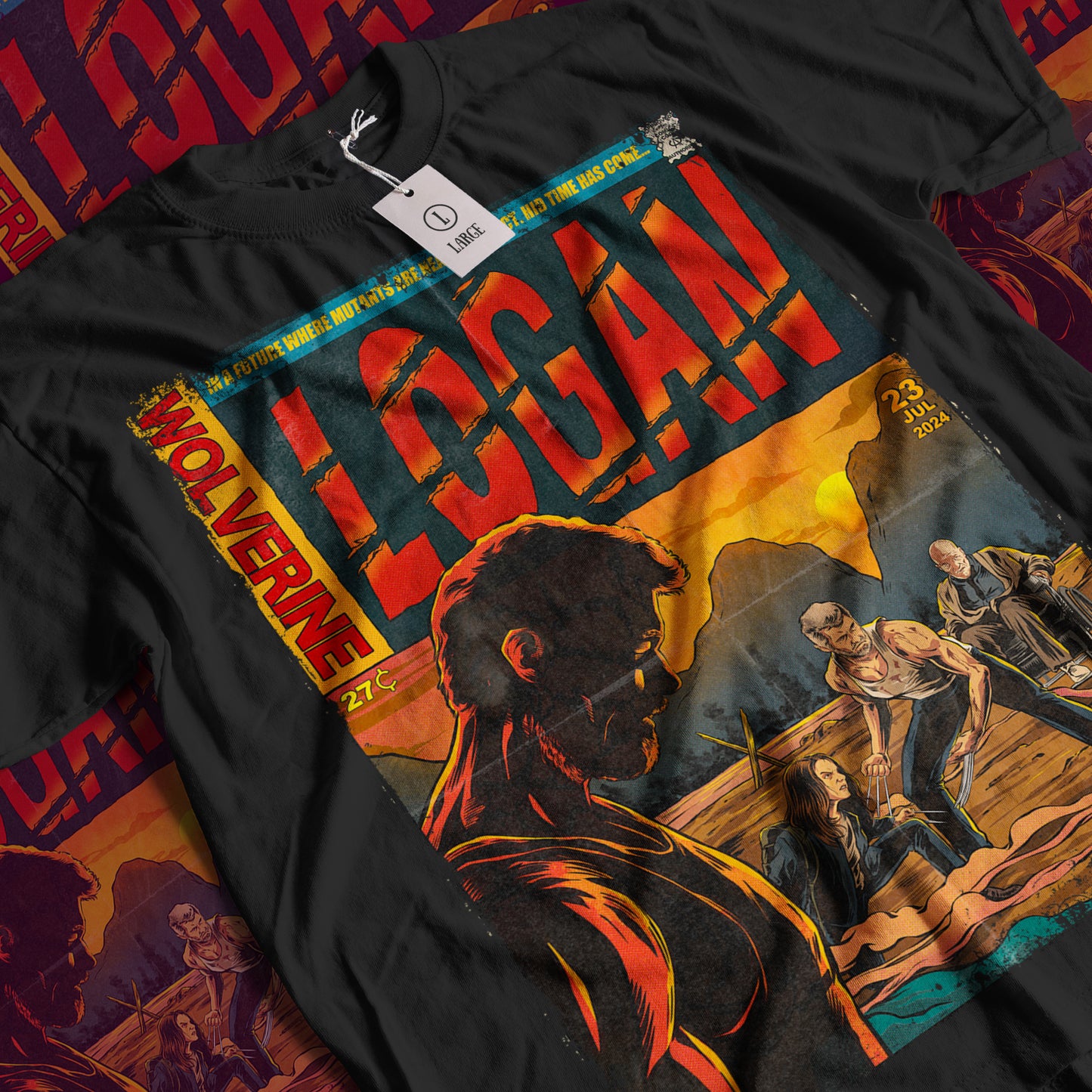Logan X-Men Superhero Movie | Unisex Graphic Short Sleeve Tee