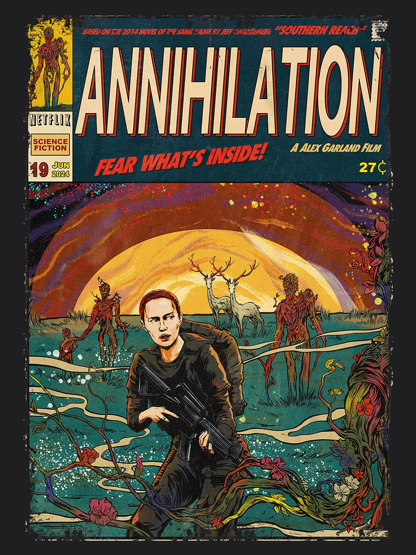 Annihilation Horror Movie | Unisex Graphic Short Sleeve Tee
