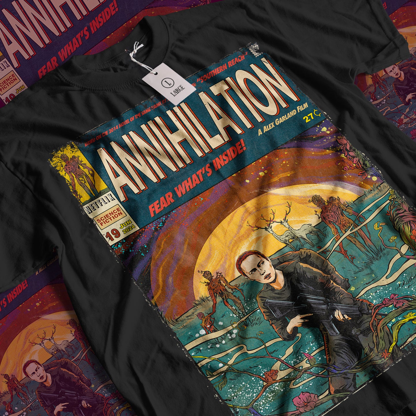 Annihilation Horror Movie | Unisex Graphic Short Sleeve Tee