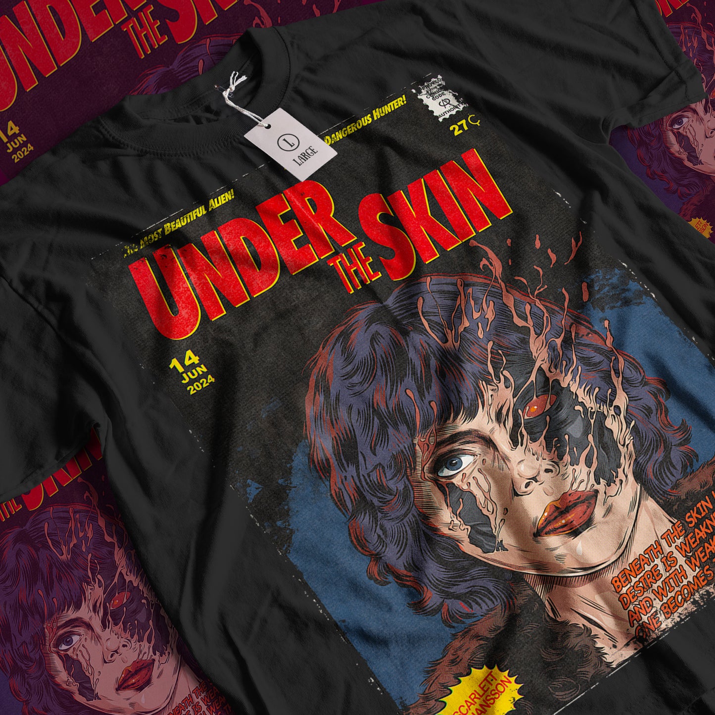 Under The Skin Horror Movie | Unisex Graphic Short Sleeve Tee