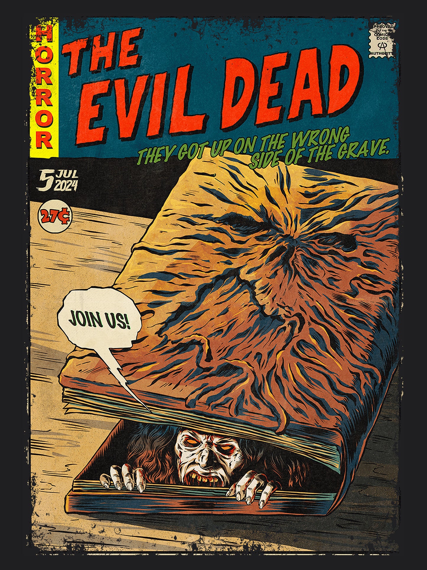 The Evil Dead Horror Movie | Unisex Graphic Short Sleeve Tee