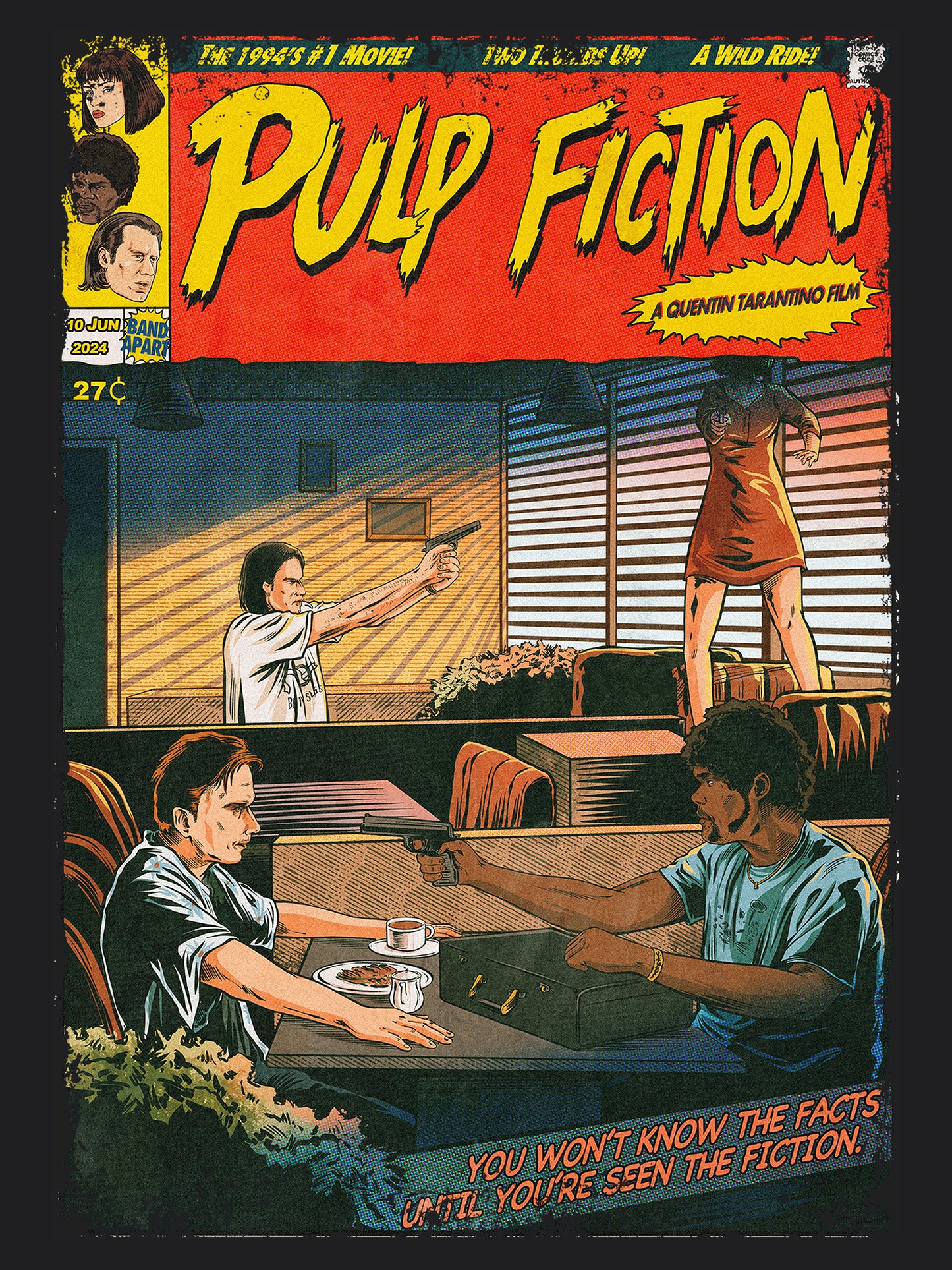 Pulp Fiction Movie | Unisex Graphic Short Sleeve Tee