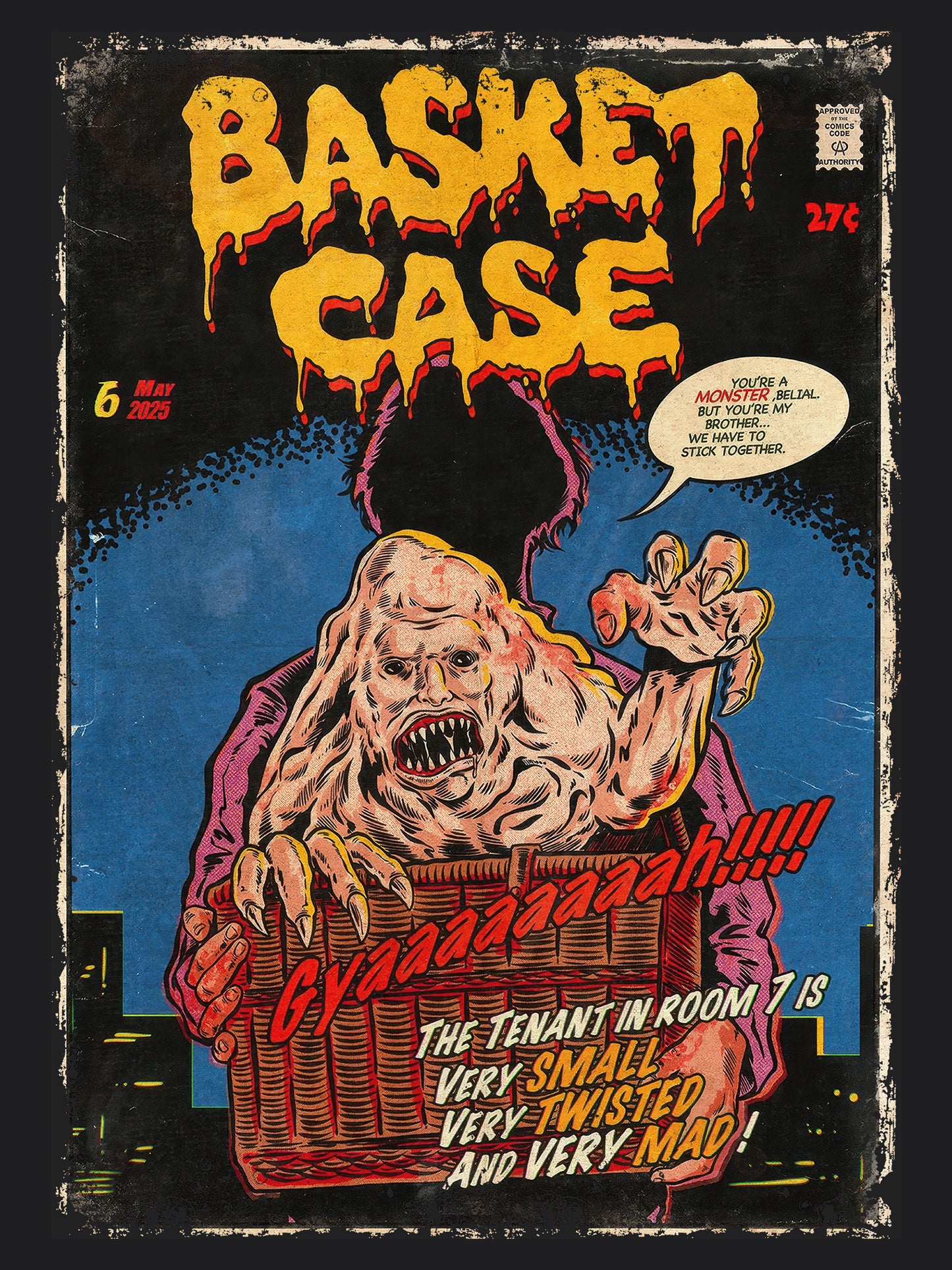 Basket Case Horror Movie | Unisex Graphic Short Sleeve Tee