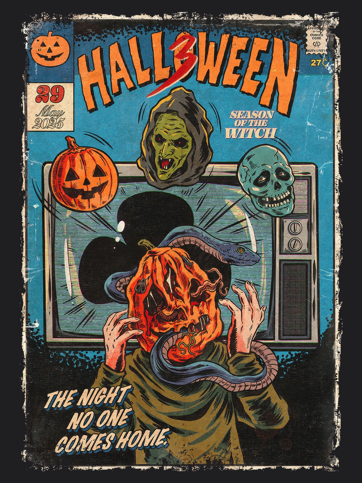 Halloween 3 Horror Movie | Unisex Graphic Short Sleeve Tee