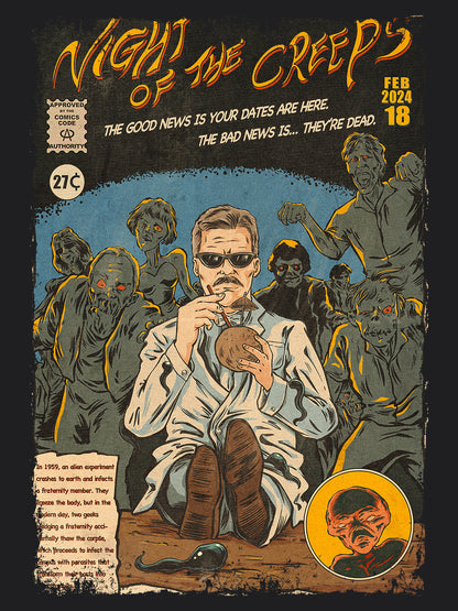 Night of The Creeps Horror Movie | Unisex Graphic Short Sleeve Tee