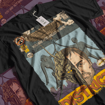 District 9 Horror Movie | Unisex Graphic Short Sleeve Tee