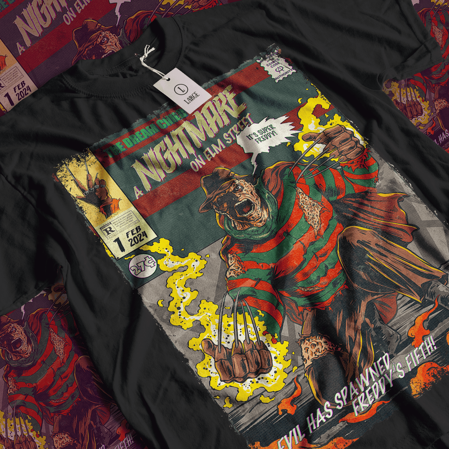A Nightmere on Elm Street Horror Movie | Unisex Graphic Short Sleeve Tee