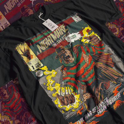 A Nightmere on Elm Street Horror Movie | Unisex Graphic Short Sleeve Tee