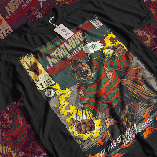 A Nightmere on Elm Street Horror Movie | Unisex Graphic Short Sleeve Tee
