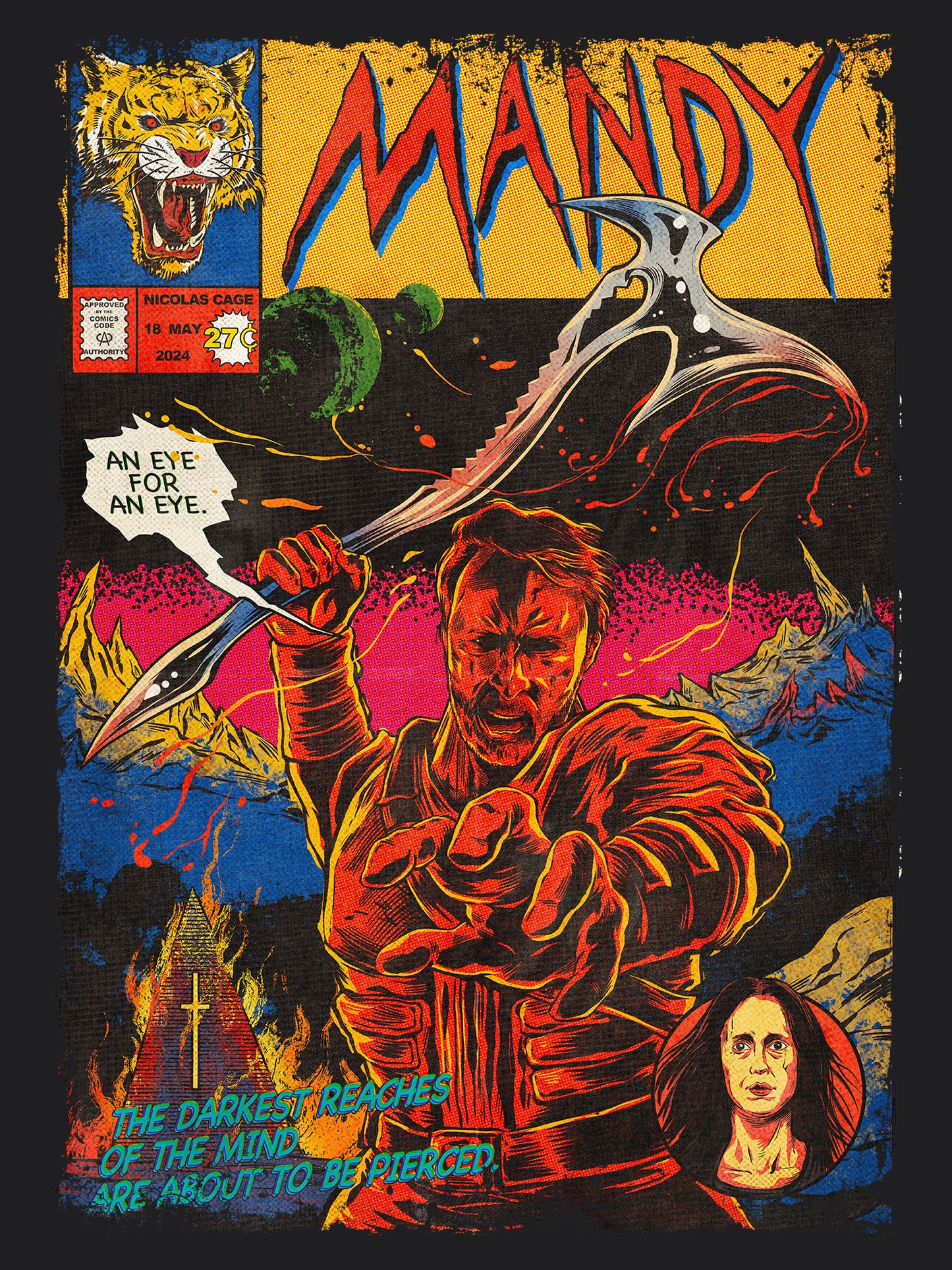 Mandy Horror Movie | Unisex Graphic Short Sleeve Tee