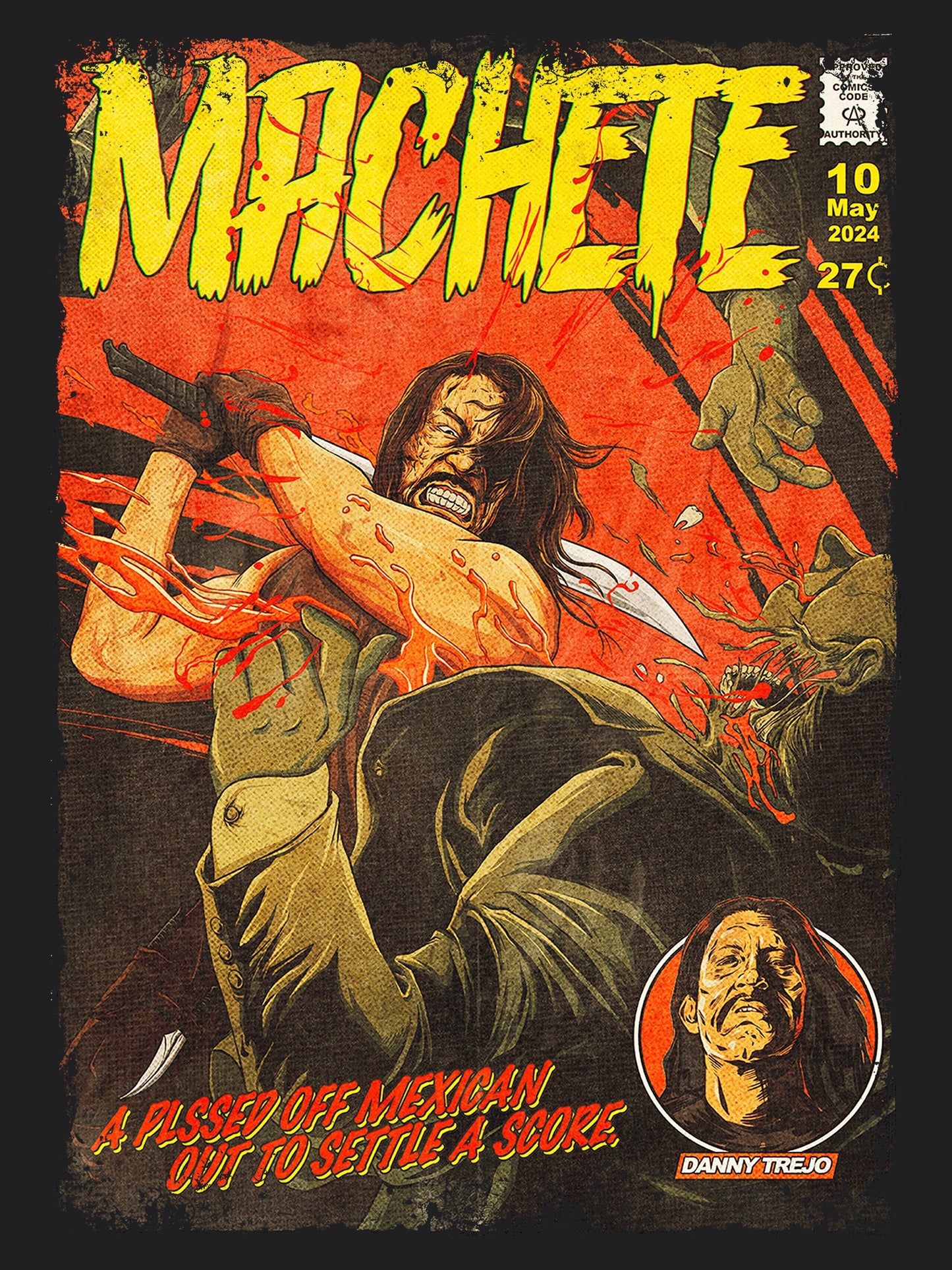 Machete Horror Movie | Unisex Graphic Short Sleeve Tee
