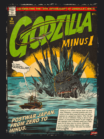Godzilla Minus One Movie | Unisex Graphic Short Sleeve Tee