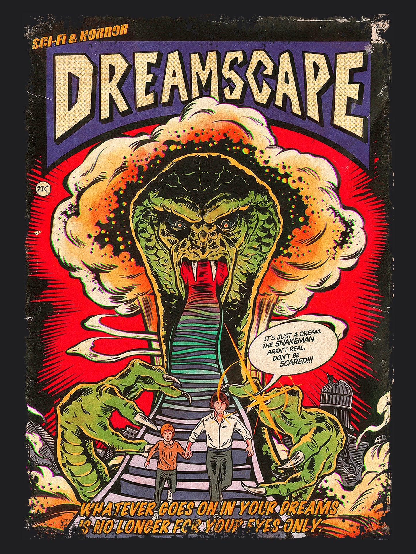 Dreamscape Horror Movie | Unisex Graphic Short Sleeve Tee