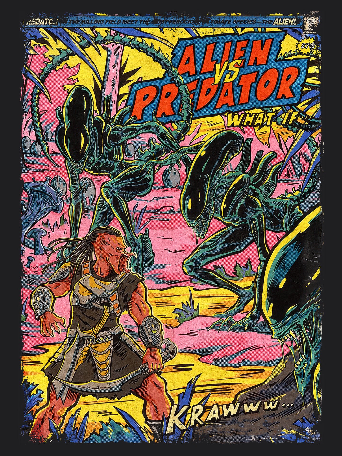Alien Vs Predator Sci-fi Movie | Unisex Graphic Short Sleeve Tee