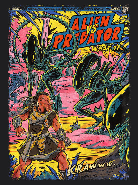 Alien Vs Predator Sci-fi Movie | Unisex Graphic Short Sleeve Tee