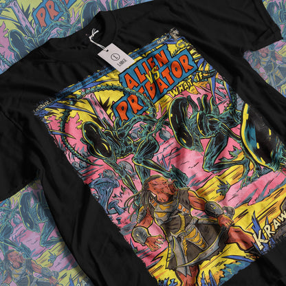 Alien Vs Predator Sci-fi Movie | Unisex Graphic Short Sleeve Tee