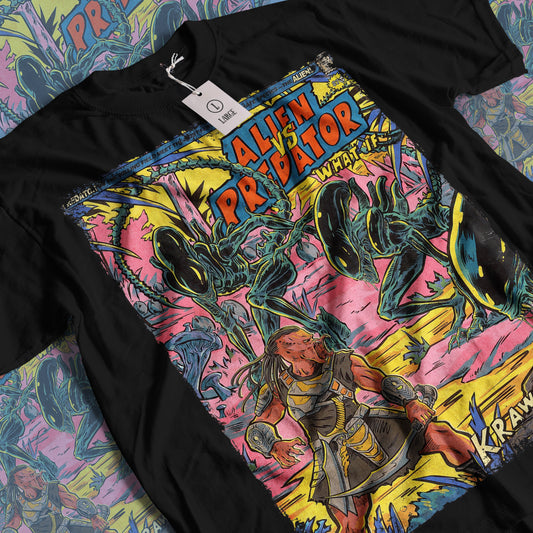 Alien Vs Predator Sci-fi Movie | Unisex Graphic Short Sleeve Tee
