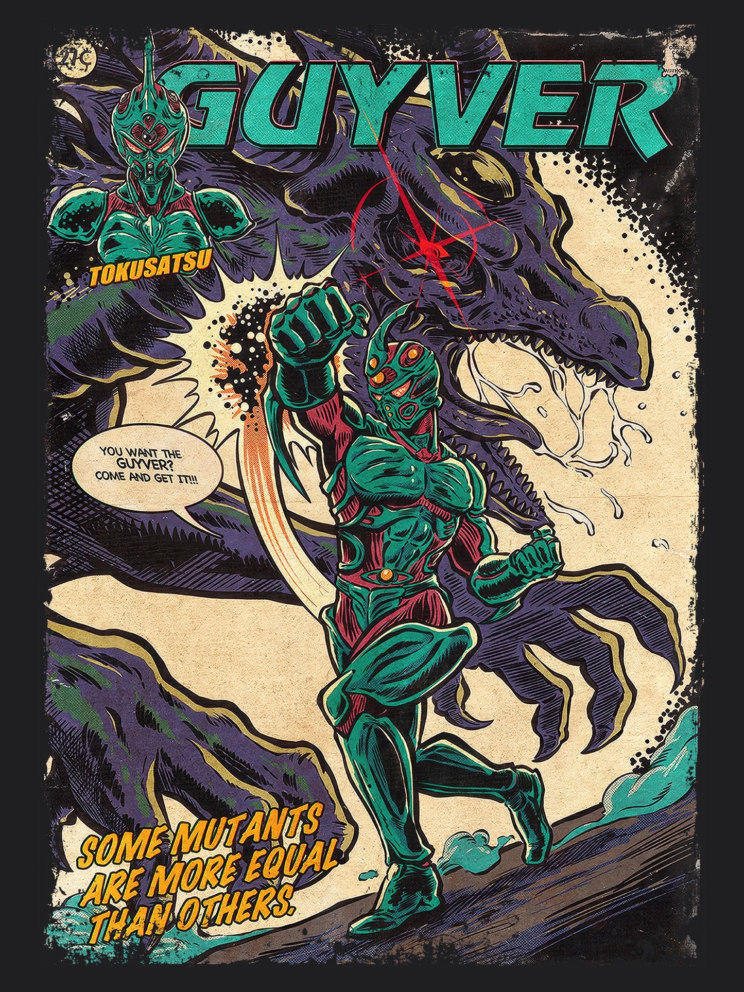 Guyver Superhero Movie | Unisex Graphic Short Sleeve Tee
