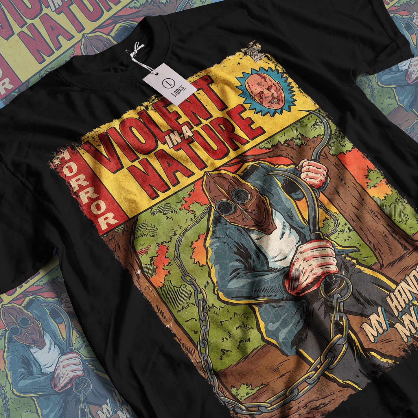 Violent in a Nature Horror Movie | Unisex Graphic Short Sleeve Tee