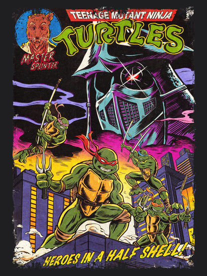 Teenage Mutant Ninja Turtles Animation Superhero Movie | Unisex Graphic Short Sleeve Tee