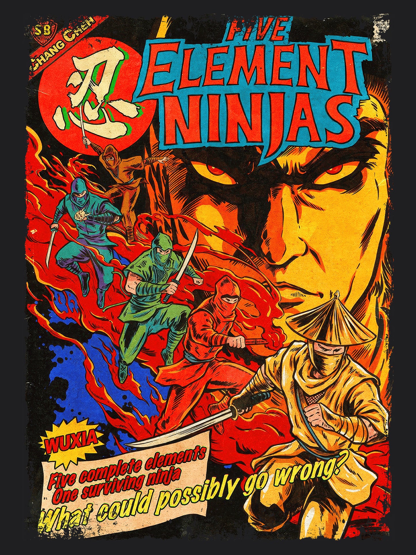 Five Element Ninjas Movie | Unisex Graphic Short Sleeve Tee