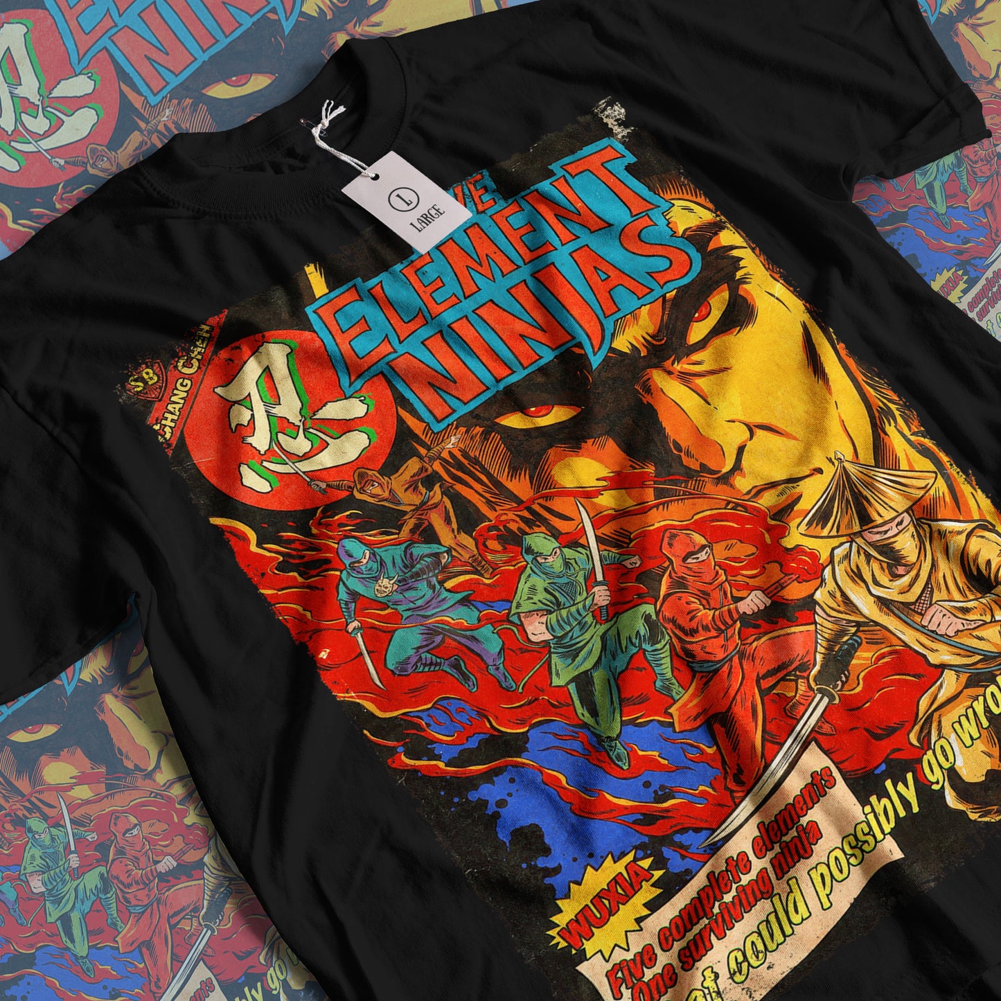 Five Element Ninjas Movie | Unisex Graphic Short Sleeve Tee