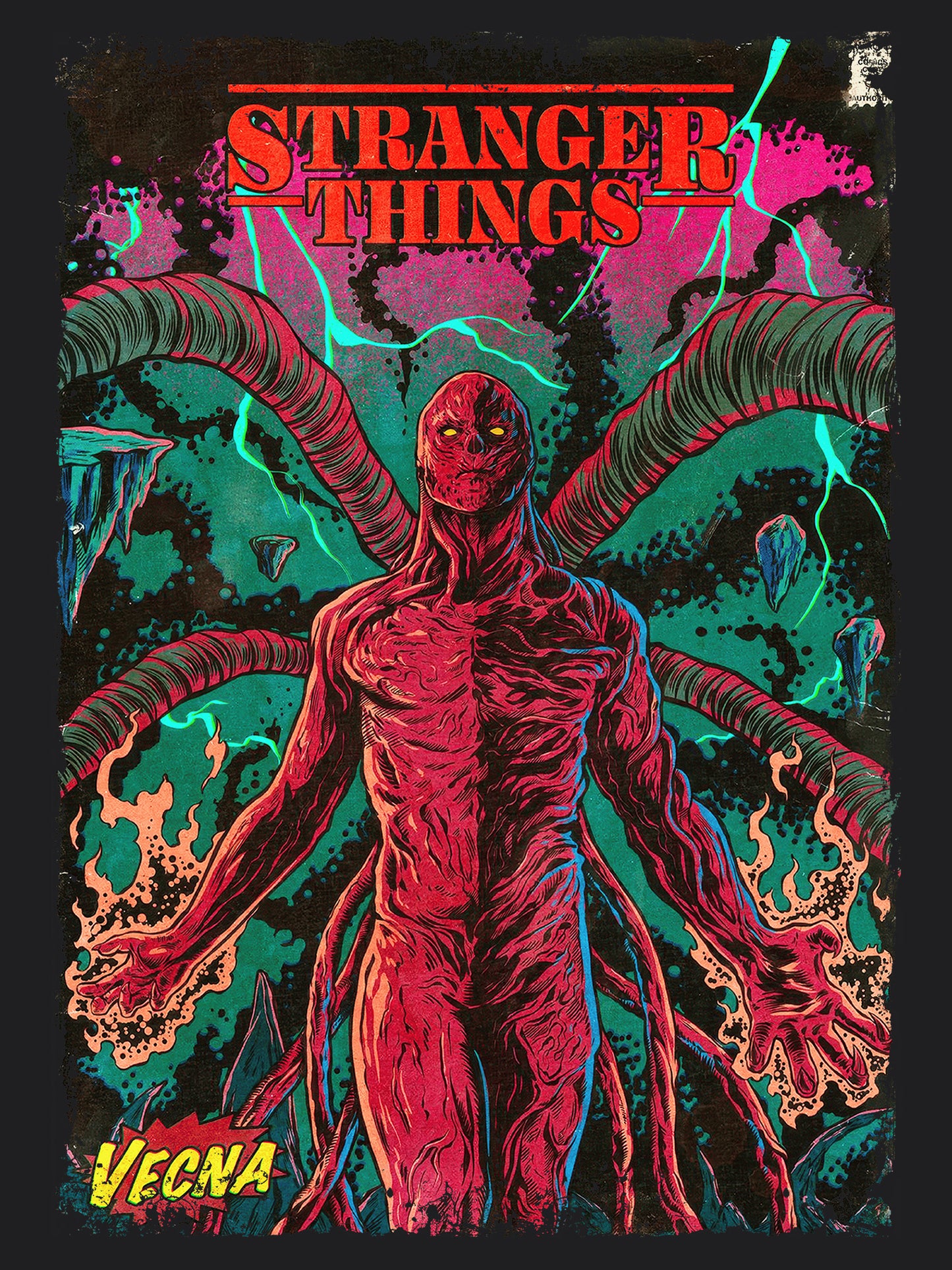 Stranger Things Horror Sci-Fi TV Series | Unisex Graphic Short Sleeve Tee